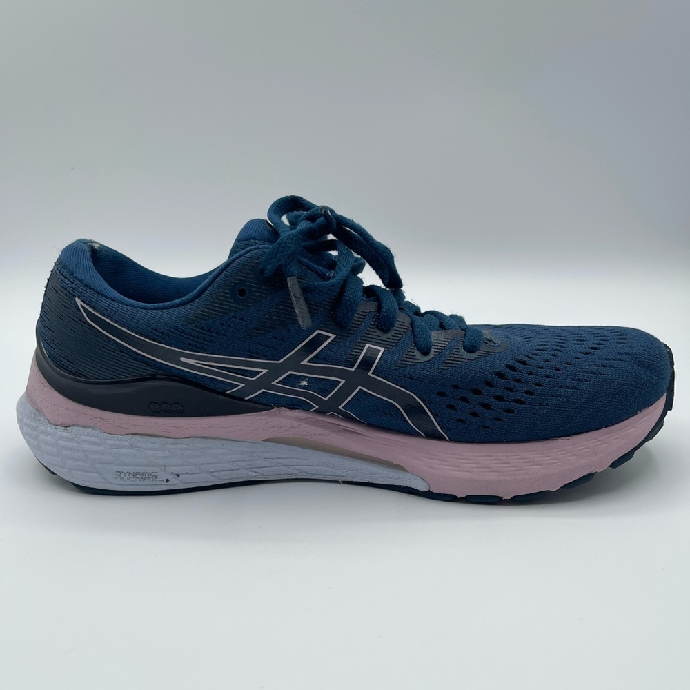 Asics Gel Kayano 28 Running Shoes Training Sneakers Womens Size 8.5 M Mako Blue - Picture 2 of 9